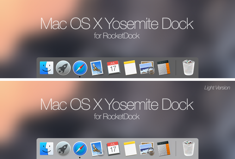 Mac os x leopard icons for rocketdock